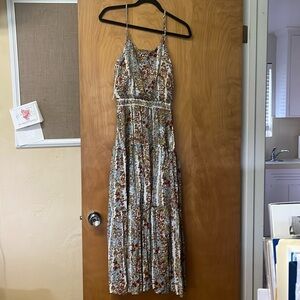 Woman’s flowy summer dress